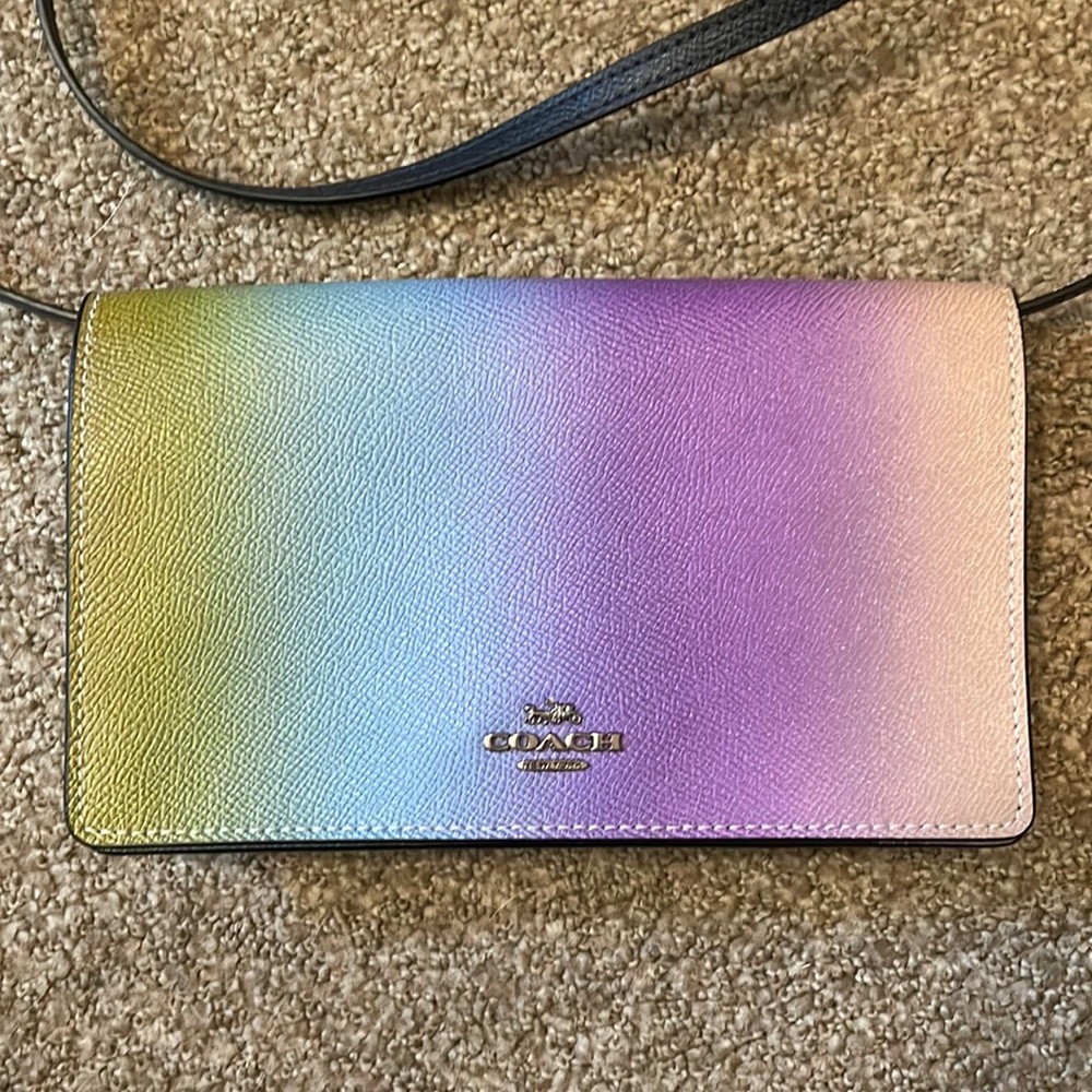 Coach Ombré fold over crossbody